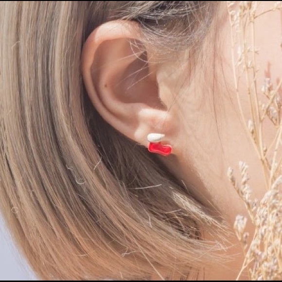 🎄 (925) CHRISTMAS BOOTS STUD EARRINGS - Picture 3 of 3